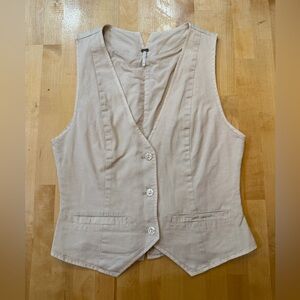 YFB Cream Color Vest
